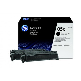 Картридж HP для принтеров LaserJet P2055, двойная упаковка, черный (CE505XD) CE505XD