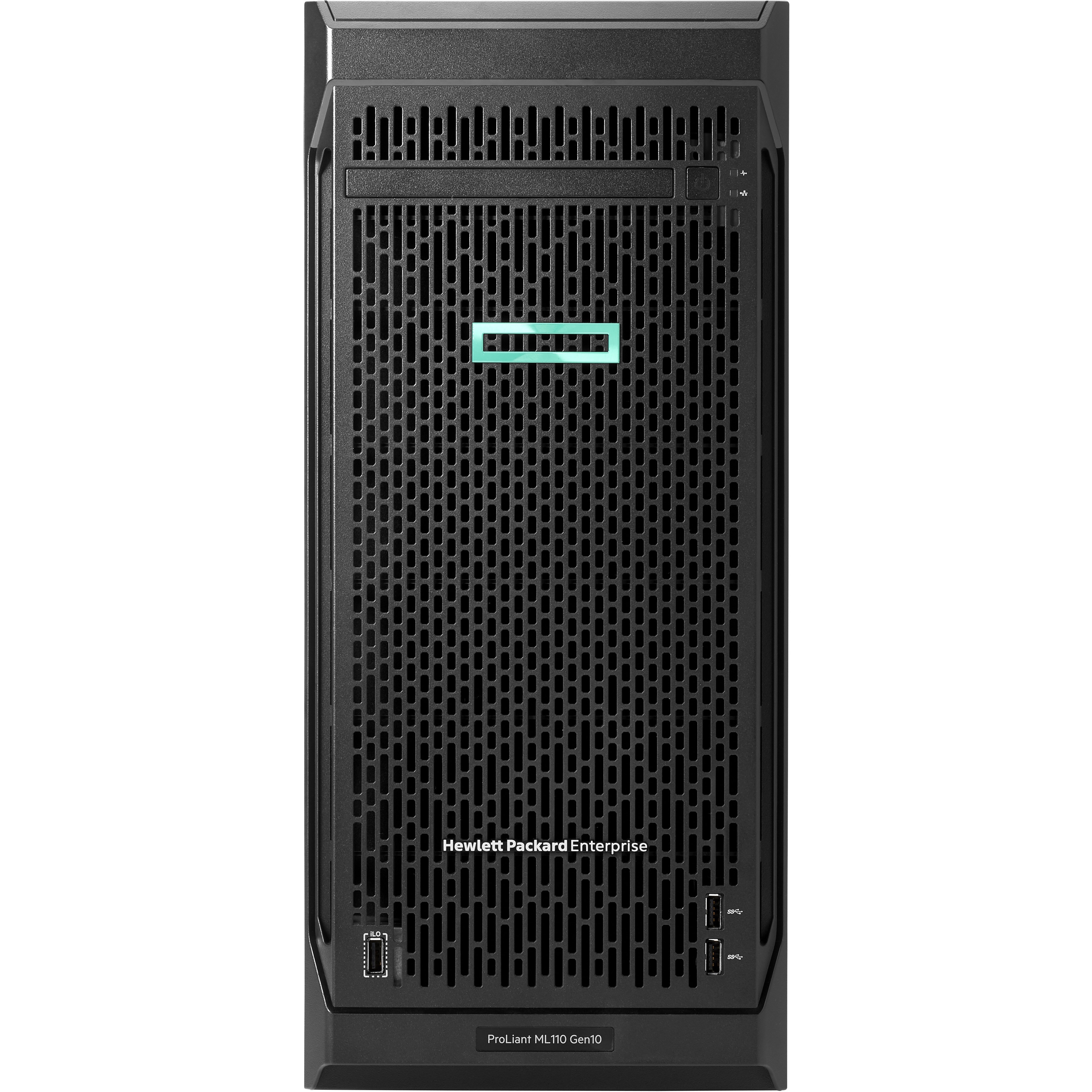 Сервер HPE ML110 Gen10 Tower, 6-ядерный Intel Xeon 3104 1700 МГц, 8 Гб DDR-4, 8 x 3.5" SATA, 2xGigabit Ethernet (1000 Мбит/с), 350 Вт P03684-425 P03684-425