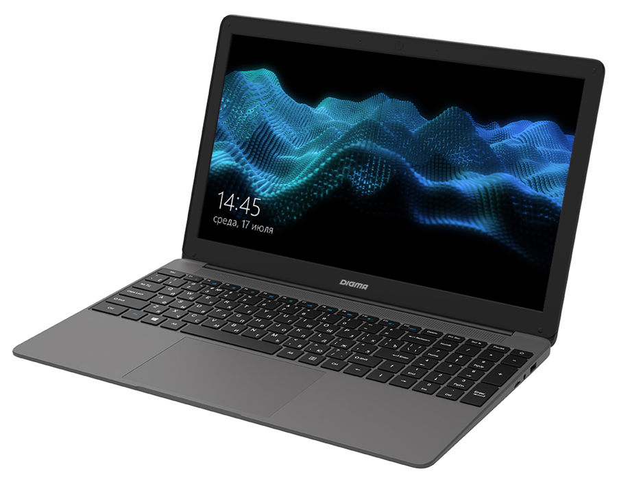 Ноутбук Digma EVE 15 P418 Pentium J3710 4Gb SSD128Gb Intel HD Graphics 405 15.6" IPS FHD (1920x1080) Windows 10 Home Single Language 64 dk.grey WiFi BT Cam 5000mAh ES5064EW ES5064EW
