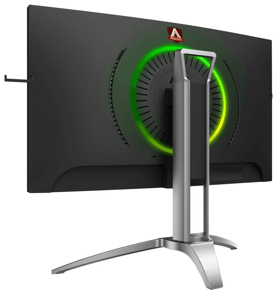 Монитор AOC 27'' [16:9] 2560х1440(WQHD) VA, Curved, nonGLARE, 400cd/m2, H178°/V178°, 3000:1, 50M:1, 16.7M, 1ms, VGA, 2xHDMI, 2xDP, USB-Hub, Height adj, Tilt, Swivel, Speakers, 3Y, Black-Silver AG273QCX AG273QCX