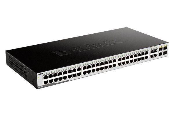 Коммутатор D-Link L2 Unmanaged Switch with 48 10/100/1000Base-T and 4 100/1000Base-T/SFP combo-ports DGS-1052/A2A DGS-1052/A2A