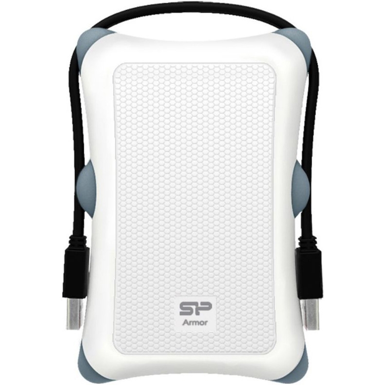 Внешний жёсткий диск Silicon Power SP020TBPHDA30S3W 2Tb,Armor A30,USB 3.2,Shockproof,White SP020TBPHDA30S3W SP020TBPHDA30S3W