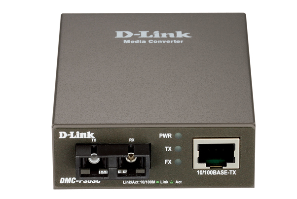 Медиаконвертер D-Link Media Converter with 1 10/100Base-TX port and 1 100Base-FX port DMC-F30SC/E DMC-F30SC/E