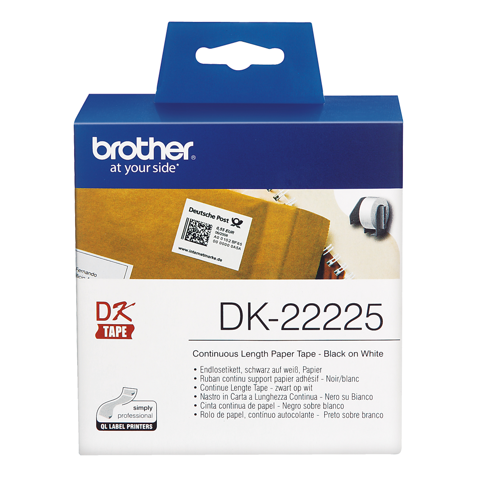 Наклейка Brother DK22225 адресная Continuous Paper Labels 38ММ DK22225 DK22225