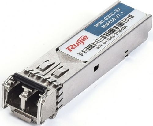 Трансивер Ruijie 1000BASE-SX, SFP Transceiver, MM (850nm, 550m, LC). MINI-GBIC-SX-MM850 MINI-GBIC-SX-MM850