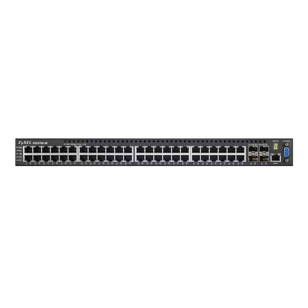 Коммутатор ZYXEL управляемый L2+ 48 Gigabit Ethernet и 4 слота 10G SFP+ XGS3700-48-ZZ0101F XGS3700-48-ZZ0101F