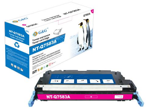 Тонер-картридж G&G пурпурный для НР Color LaserJet 3800 CP3505 (6000стр) NT-Q7583A NT-Q7583A