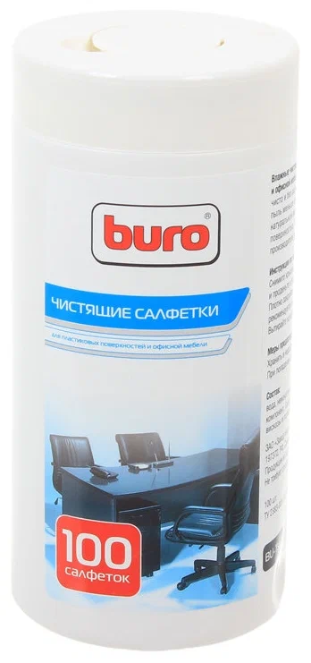 Салфетки BURO для оргтехники 100 шт BU-TSURL BU-TSURL