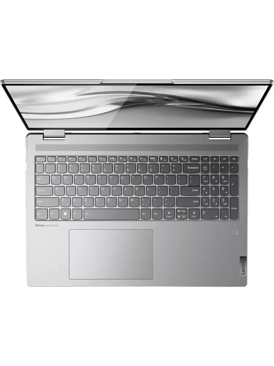 Ноутбук Lenovo Yoga 7 16IAP7 16"(2560x1600 IPS)/Touch/Intel Core i5 1240P(1.7Ghz)/8192Mb/256SSDGb/noDVD/Int:Intel Iris Xe Graphics/Cam/BT/WiFi/71WHr/war 1y/1.98kg/grey/Win11Home + 65W, Pen, RU kbd 82QG001FRK 82QG001FRK