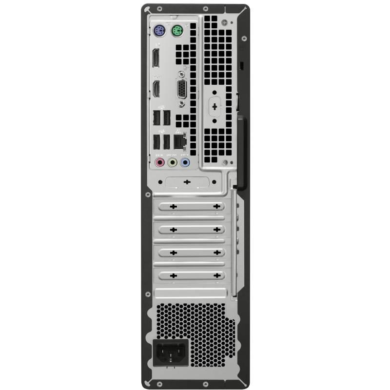 Персональный компьютер ASUS D500SA-510400106R SFF i5 10400 (2.9)/8Gb/SSD256Gb/UHDG 630/Windows 10 Professional/GbitEth/180W/клавиатура/мышь/черный 90PF0231-M09450 90PF0231-M09450