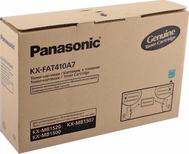 Картридж Panasonic KX-MB1500/1520 (NetProduct) NEW KX-FAT410A7, 2,5К (KX-FAT410A7) KX-FAT410A7