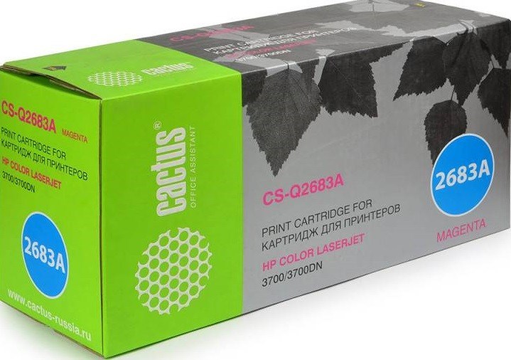 Тонер-картридж Cactus CS-Q2683A пурпурный для HP CLJ 3700 (6000стр.) CS-Q2683A CS-Q2683A