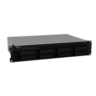 Сетевое хранилище Synology Rack 2U QC2.4GHzCPU/2GbDDR3-L(upto16)/RAID0,1,5,6,10/upto 8 hot plug HDDs SATA(3,5'or2,5')(upto 12 with RX418)/2xUSB3.0/1eSATA/iSCSI/4xGbE RS1219+ RS1219+
