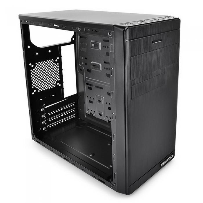 Корпус DEEPCOOL Minitower  WAVE V2 Black microATX без БП DP-MATX-DPWAVE2 DP-MATX-DPWAVE2