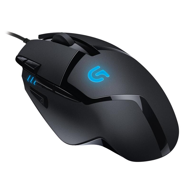 Мышь Logitech G402 Hyperion Fury" 7кн.+скр., черный (USB) 910-004067 910-004067 #1