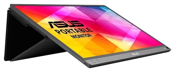Монитор ASUS 15.6" MB16AC портативный монитор, USB Type-C, Full HD (1920x1080), IPS, фильтрация синего света, минимизация мерцания, сертифик 90LM0381-B01170 90LM0381-B01170