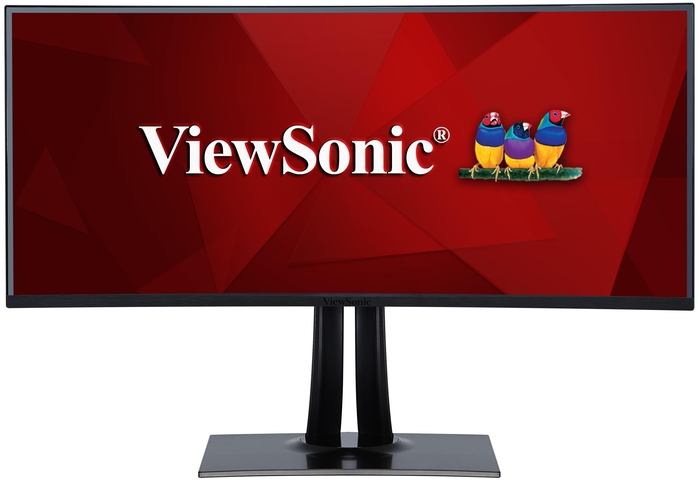Монитор ViewSonic 38"  IPS LED изогнутый, 3840x1600, 5ms, 300cd/m2, 178°/178°, 20Mln:1, HDMI*2, DP, USB-Hub, HeadphoneOut, Апп.калибровка, Frameless, Tilt, Swivel, рег.по высоте, Black VP3881 VP3881