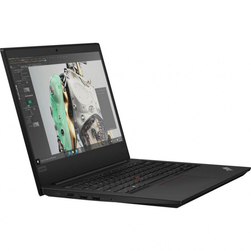 Ноутбук Lenovo ThinkPad  E14-IML 14" FHD (1920x1080) IPS, I3-10110U(2.10 GHz), Intel UHD Graphics, 4GB DDR4, 256GB SSD , No ODD, WiFi, BT, FPR, no WWAN, 720P, 3 cell, DOS, black, 1.75kg, 1y.c.i 20RA0035RT 20RA0035RT #1