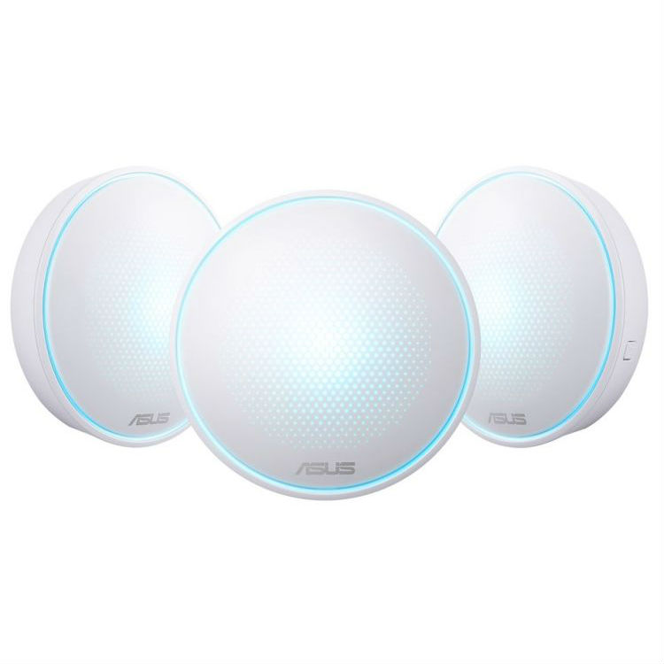 Маршрутизатор Asus  Wi-Fi AC2200, двухдиапазонная ячеистая система  для больших домов, поддержка технологии AiMesh MAP-AC2200 MAP-AC2200