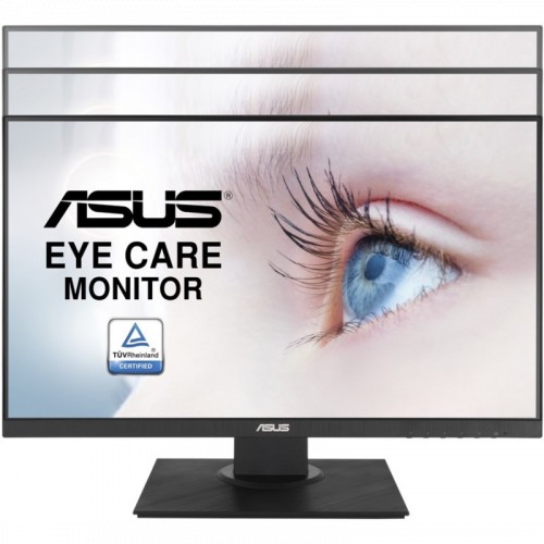 Монитор ASUS 23.8" IPS LED, 1920x1080, 5ms, 250 cd/m, 178°/178°, 100M:1, D-Sub, HDMI, DP, USB-hub, 75Hz, MM, FreeSync, GamePlus Tec., HAS, Swivel, Pivot, VESA, Black, 90LM054L-B01370 3 years VA24DQLB VA24DQLB