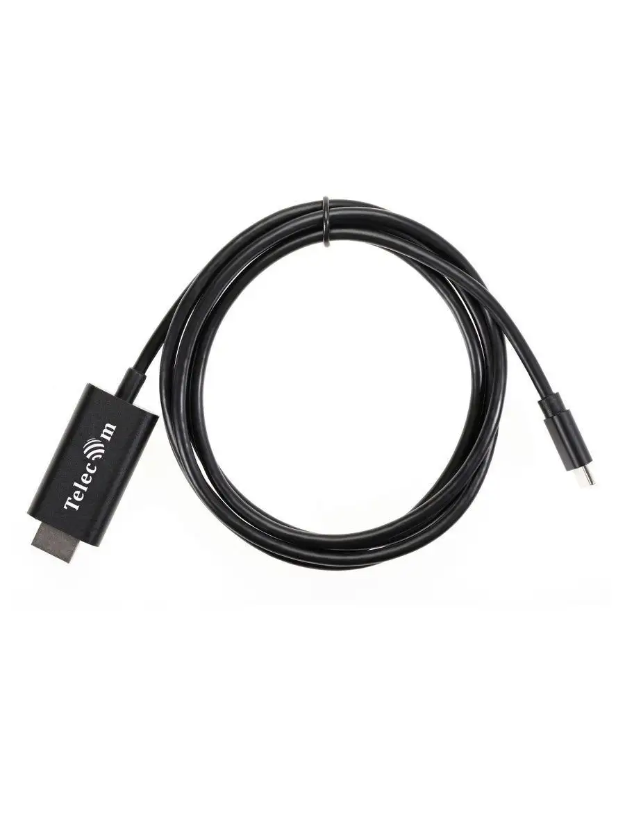 Кабель-адаптер USB3.1 Type-Cm --> HDMI A(m) 4K@30Hz, 1.8m, Telecom TCC005-1.8M TCC005-1.8M