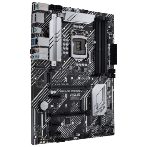 Материнская плата ASUS PRIME Z590-V-SI, LGA1200, Z590, 4*DDR4, DP,HDMI, SATA3,RAID, Audio, Gb LAN, USB 3.2*8, USB 2.0*6, COM*1 , LPT*1 , ATX PRIME Z590-V-SI PRIME Z590-V-SI