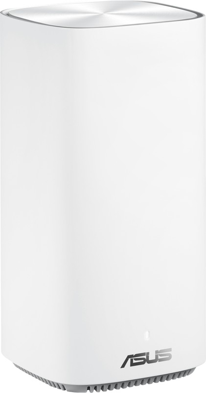 Бесшовный Mesh роутер ASUS  ZenWiFi AC MINI CD6 (W-2-PK)  AC1500 10/100/1000BASE-TX белый (упак.:2шт)  CD6(2-PK) CD6(2-PK)