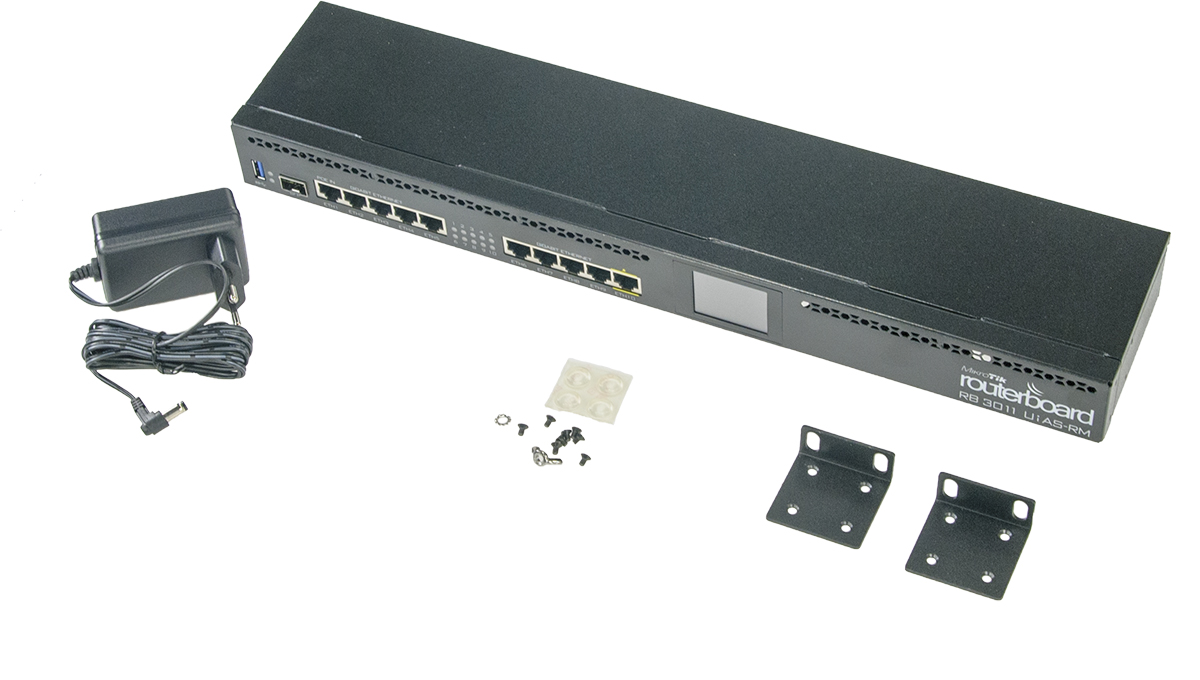 Маршрутизатор Mikrotik  1.4GHz CPU, 1GB RAM, 10x GLAN, RouterOS Level5 RB3011UiAS-RM RB3011UiAS-RM #4