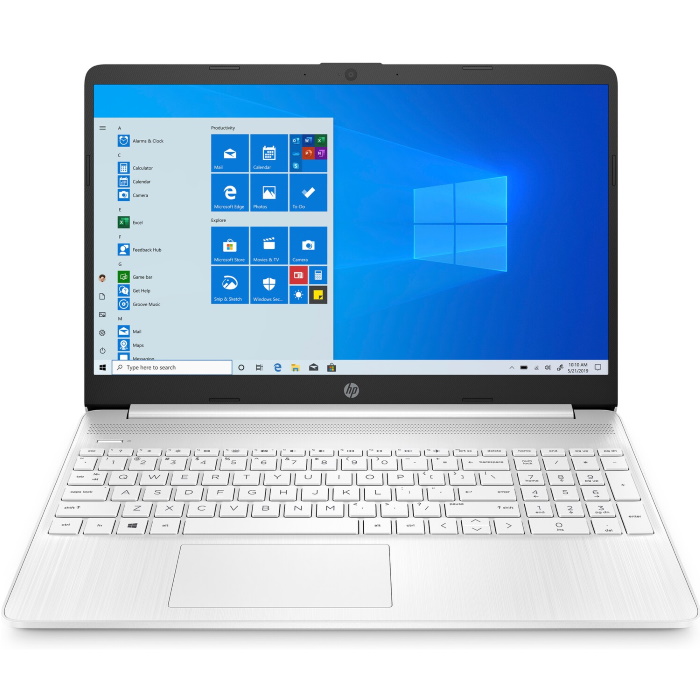 Ноутбук HP 15s-fq1087ur Core i3 1005G1/8Gb/SSD256Gb/Intel UHD Graphics/15.6"/IPS/FHD (1920x1080)/Windows 10/white/WiFi/BT/Cam 22Q50EA 22Q50EA