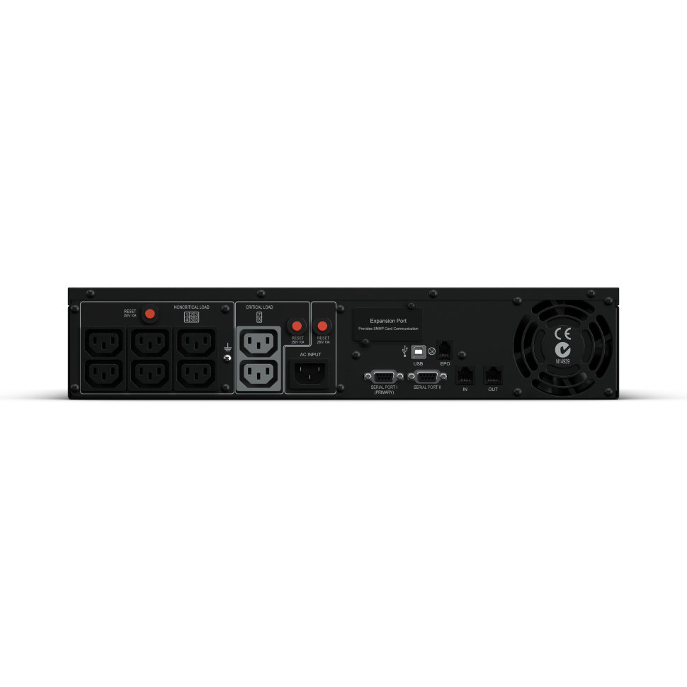 Источник бесперебойного питания CyberPower 1PE-0000525-00G line-interactive, 1500VA/1350W, USB/RS-232/Dry/EPO/SNMPslot/RJ11/45 (8 IEC) PR1500ELCDRT2U PR1500ELCDRT2U