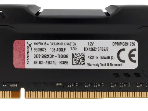 Память Kingston HyperX FURY Black DDR4 DIMM 8GB HX426C16FB2/8 {PC4-21300, 2666MHz, CL15} HX426C16FB2/8 HX426C16FB2/8