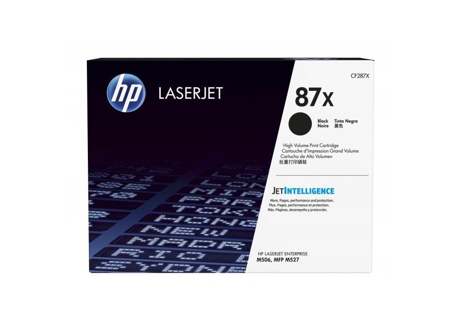 Тонер-картридж HP 87X Black для LJ Enterprise M506dn/M506x/M527 LaserJet Pro M501n/M501dn Managed M506dnm Contract CF287XC CF287XC