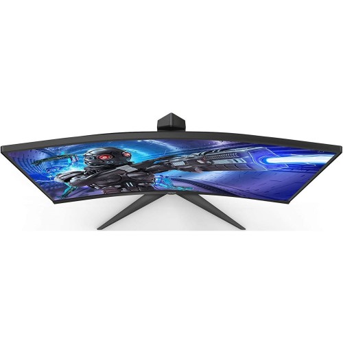 Монитор AOC 31.5'' LCD 16:9 1920х1080(FHD) VA, Curved, nonGLARE, 250cd/m2, H178°/V178°, 3000:1, 80M:1, 16.7M, 1ms, VGA, 2xHDMI, DP, Tilt, 3Y, Black C32G2ZE/BK C32G2ZE/BK