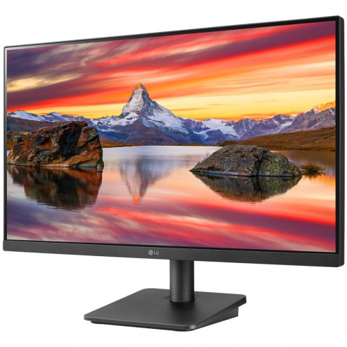 Монитор LG 23.8" 24MP400-B IPS LED, 1920x1080, 5ms, 250 cd/m2, Mega DCR, 178°/178°, D-Sub, HDMI, 75Hz, AMD FreeSync, Tilt, Frameless, VESA, Black 2 years 24MP400-B.ARUZ 24MP400-B.ARUZ