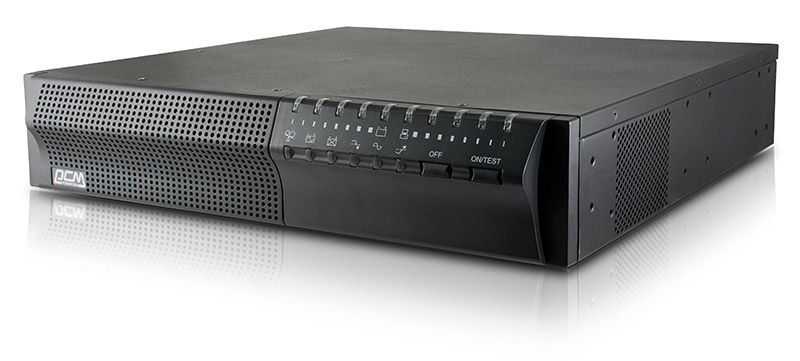 Источник бесперебойного питания Powercom SMART KING PRO+, Line-Interactive, 2000VA/1400W, Rack/Tower, 2U, 8* IEC 320 C13, Serial+USB, SmartSlot SPR-2000 SPR-2000