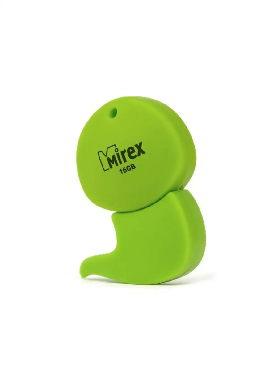 Флеш накопитель Mirex 13600-KIDSNG16 16GB,Snake,USB 2.0,зеленый 13600-KIDSNG16 13600-KIDSNG16