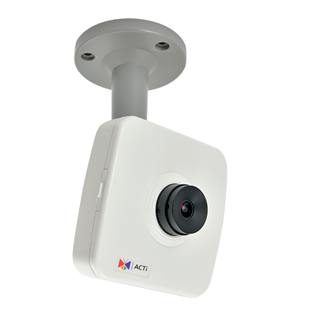 Камера ACTi компактная, внутр.,Н.264 High Profile/MJPEG, 10Мп, CMOS, только PoE, f3.6мм/F1.8, 30 к/с при 1920 x 1080, Аудио, стандартный WDR, MicroSDHC/MicroSDXC E14 E14