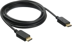 Кабель Buro аудио-видео V.1.2 DisplayPort (m)/DisplayPort (m) 2м. Позолоченные контакты черный BHP DPP_1.2-2 BHP DPP_1.2-2