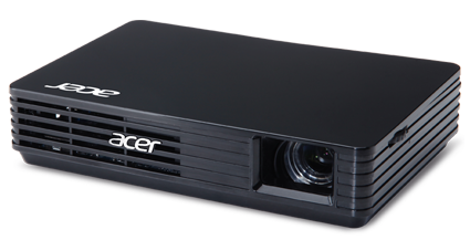 Проектор Acer C120 Pico LED projector, 854*480, 2000:1, 100 ANSI Lumens, 180g, USB EY.JE001.001 EY.JE001.001