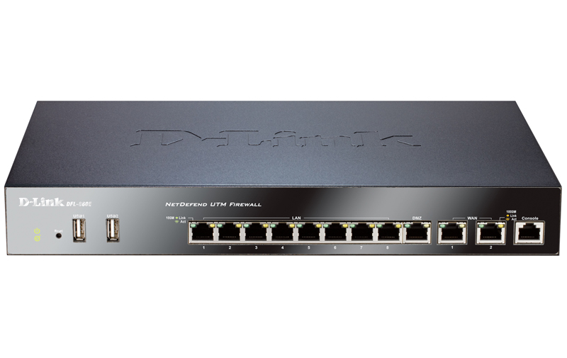Гигабитный межсетевой экран D-Link (DFL-860E/FSTEK) DFL-860E/FSTEK