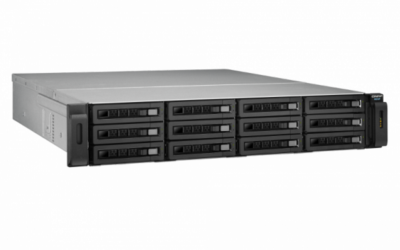 Модуль расширения QNAP SAS, 12 отсеков для HDD, стоечное исполнение, два блока питания. REXP-1220U-RP REXP-1220U-RP