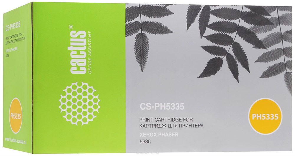 Тонер-картридж Cactus CS-PH5335 113R00737 черный для Xerox Phaser 5335 (10000стр.) CS-PH5335 CS-PH5335