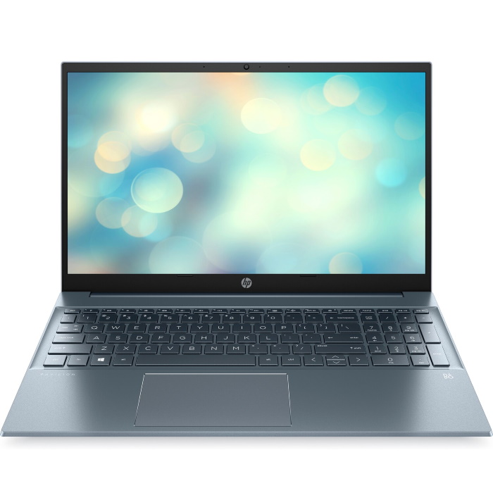 Ноутбук HP Pavilion 15-eh1020ur 15.6"(1920x1080 IPS)/AMD Ryzen 5 5500U(2.1Ghz)/8192Mb/256PCISSDGb/noDVD/Int:AMD Radeon Integrated Graphics/Cam/BT/WiFi/45WHr/war 1y/Fog Blue /FreeDOS + fingerprint 3E3X9EA 3E3X9EA