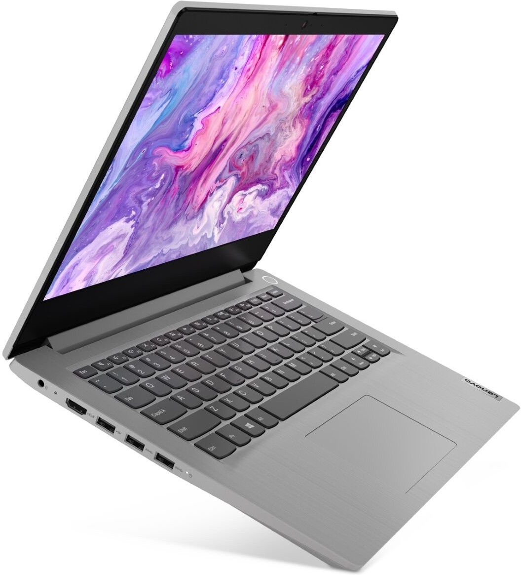 Ноутбук Lenovo IdeaPad 3 14ITL05 14.0'' FHD(1920x1080) IPS/Intel Celeron 6305 1.80GHz Dual/8GB/128GB SSD/Integrated/WiFi/BT5.0/0.3MP/4in1/6 h/1,5 kg/DOS/1Y/GREY 81X70085RK 81X70085RK
