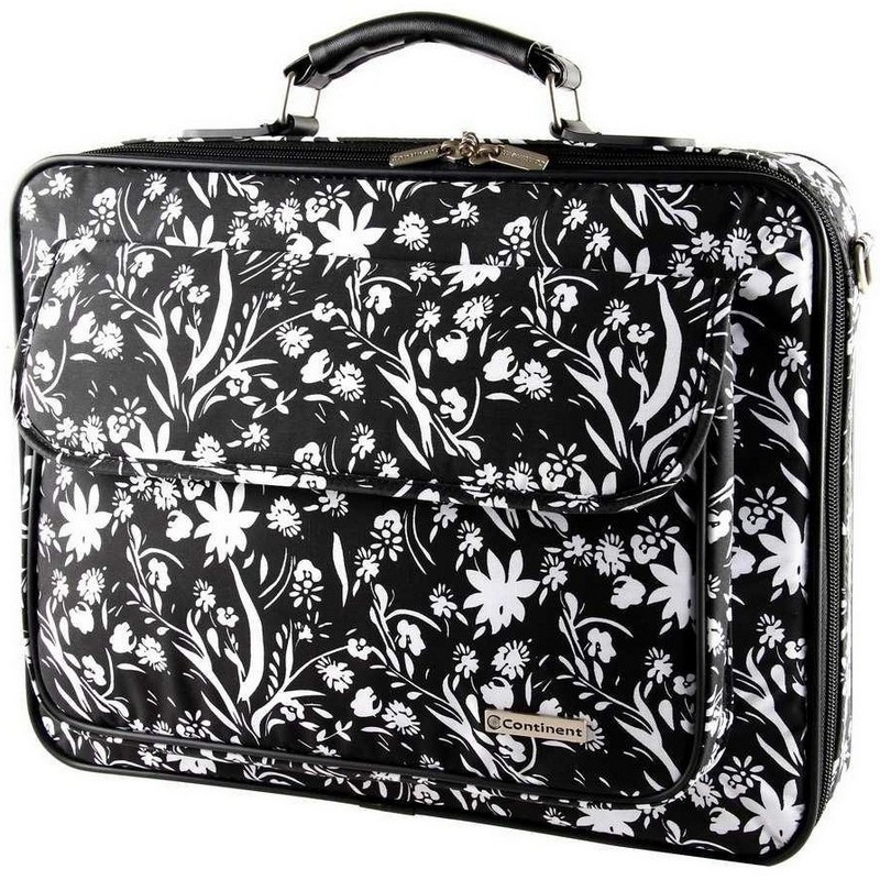 Сумка для ноутбука Continent {нейлон до 15,6"} CC03 White Flowers CC03 White Flowers