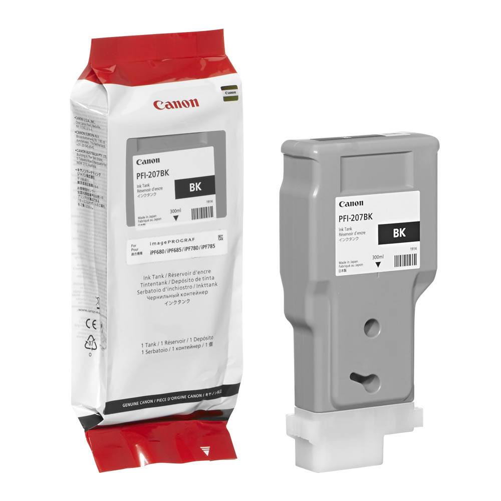 Картридж Canon PFI-207 BK (black), 300 мл(PFI-207 BK) PFI-207 BK #2
