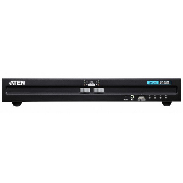 KVM-переключатель ATEN электрон,, KVM+Audio+USB 2,0,  1 user PS2/USB+HDMI =>  2 cpu USB+DP, без шнуров, 3840x2160 30Hz, настол,, исп,стандарт,шнуры, без OSD, некаскад,, CS1182DP-AT-G CS1182DP-AT-G
