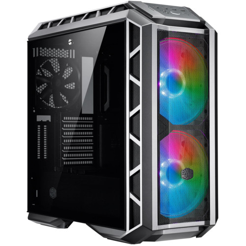 Корпус Cooler Master MasterCase H500P Mesh White ARGB White version, Mesh Frontpanel, ATX, Front : 2x 200mm ARGB fans, Rear :1x 140mm, Temperedglass side panel, USB3.0 x2, USB2.0 x2 (95232) MCM-H500P-WGNN-S01 MCM-H500P-WGNN-S01