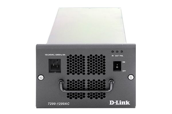 Блок питания D-Link Power supply AC 1200W for DES-7206 and DES-7210 7200-1200AC 7200-1200AC
