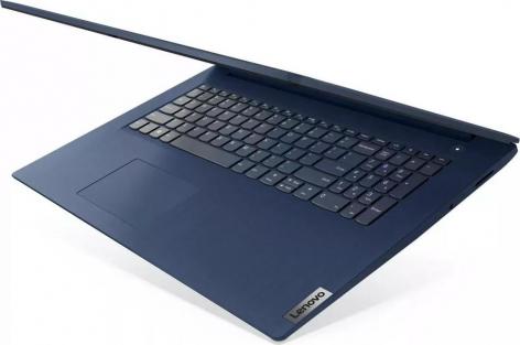 Ноутбук Lenovo IdeaPad 3 17ITL6 17.3'' HD+(1600x900)/Intel Pentium Gold 7505 2.0GHz Dual/8GB/256GB SSD/Integrated/WiFi/5.1/HD Web Camera/4in1/6,5 h/2,1 kg/W10/1Y/BLUE 82H9003PRU 82H9003PRU